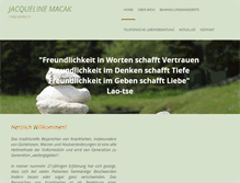 Tablet Screenshot of besprechen-macak.de